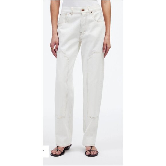 Madewell $148 Womens The Dean Easy Straight Jean VIntage Canvas Size 30 NU051 - Picture 1 of 9
